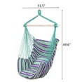 thumbnail image 2 of PENGXIANG Chaise Suspendue en Corde de Coton Distinctive avec Oreillers Vert, 2 of 7