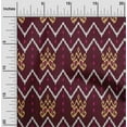 thumbnail image 1 of oneOone Georgette Viscose Fabric Paisley & Chevron Ikat Print Sewing Fabric BTY 42 Inch Wide, 1 of 4