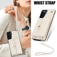 thumbnail image 2 of Samsung Galaxy S21+ Funda Protectora con Bloqueo para Billetera Funda con Tapa Magnética Bolsillo con Ranuras para Múltiples Tarjetas con Correa para el Hombro y Correa para la Muñeca Desmontables, 2 of 7