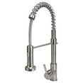 thumbnail image 3 of Loewten G1/2 Kitchen Sink Faucet Copper Iron Rubber Kitchen Spring Type Sink Faucet For Farmhouse Utility,Spring Kitchen Faucet,Silver Kitchen Faucet, 3 of 8
