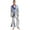 Silver, variant on Mens Shiny Metallic Overalls Disco Jumpsuit Tassel Fringe Bell Bottom Rompers Dancewear Colorful L
