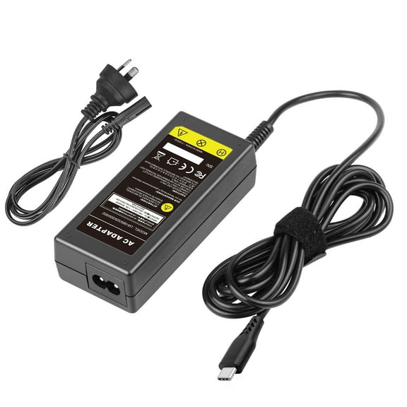 Huajiang Tech New 65W 20V 3.25A USB Type C Adapter Charger for Lenovo ThinkPad 4X20M26268