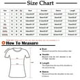 thumbnail image 3 of ZKCCNUK Women's Summer Casual Round Neck Short Sleeve Flower Printing Loose Shirt Tops Summer Plus Size Tops 2025, 3 of 4