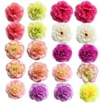thumbnail image 1 of 20pcs brotes de cabezas de azalea de seda artificial mezclados Yuyangstore Cabeza de flor, 1 of 8