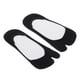 thumbnail image 1 of Calcetines de mujer de corte bajo, sin calcetines, adecuados para chanclas y sandalias. Negro, 1 of 9