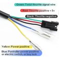 thumbnail image 5 of 1Pair Electric Bicycle Throttle Grip with LCD Battery Voltage Display Key Knock, Universal Electric, 5 of 5