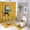 style-232, variant on Personalised Winter Scene 4 Piece Decor Shower Curtains Sets Bathroom Decor Set with Non-Slip Rugs Toilet Lid Cover And Bath Mat Baby First Christmas Durable And Waterproof for Bathroom Decor