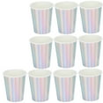 thumbnail image 4 of Lishi Compostable and Recyclable Paper Cups - 20pcs Pack for Party, Coffee, Tea (Silver), 4 of 20