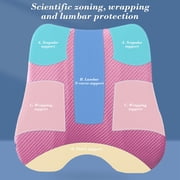 Neck Pillow Office Chair Lumbar Cushion Sedentary Memory Foam Lumbar Cushion Backrest Chair Sub Lumbar Cushion Lumbar Pillow Backrest Pillow Ergonomic Pillow