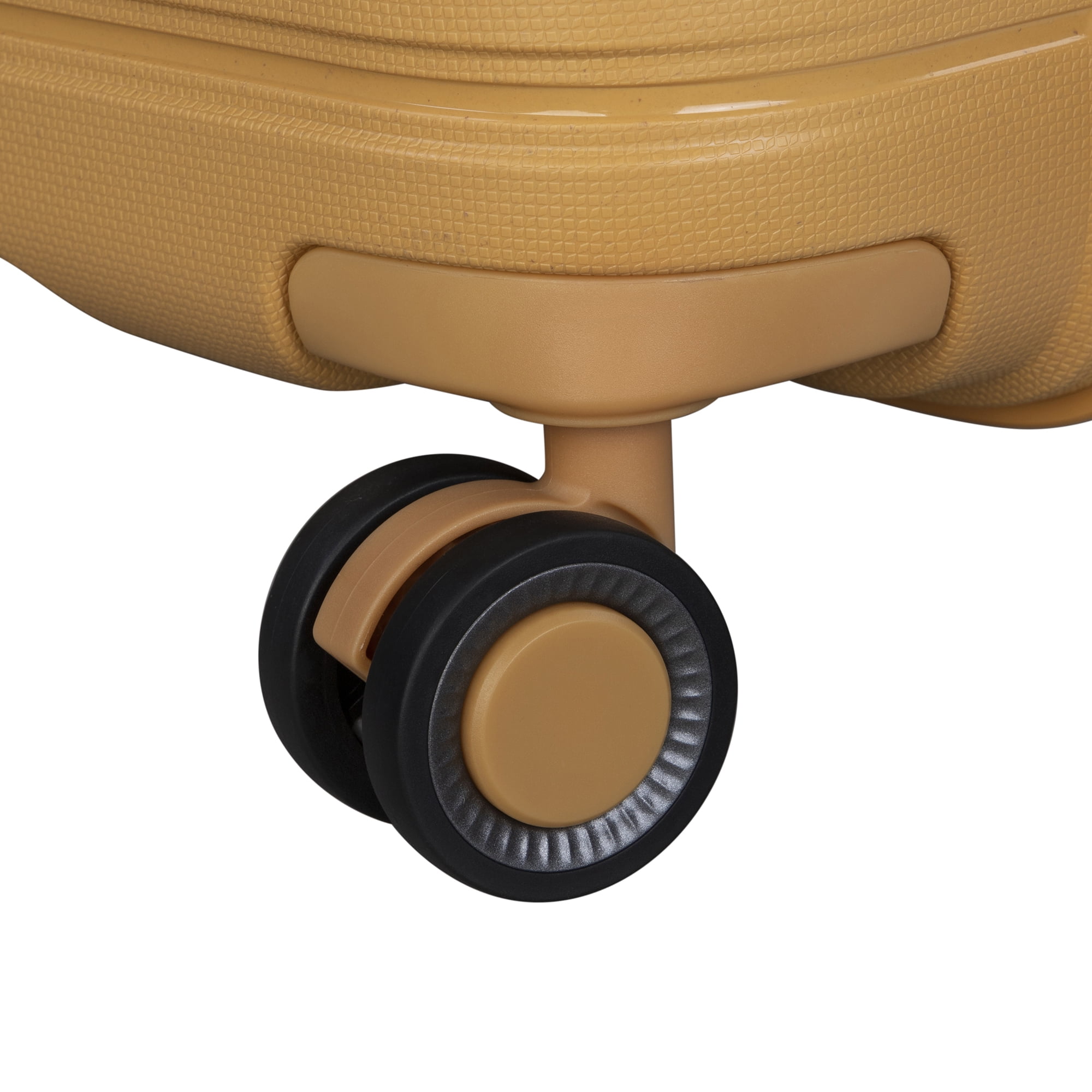 it luggage Eco-Tough 26" Hardside Checked 8 Wheel Expandable Spinner Luggage, Honey Gold