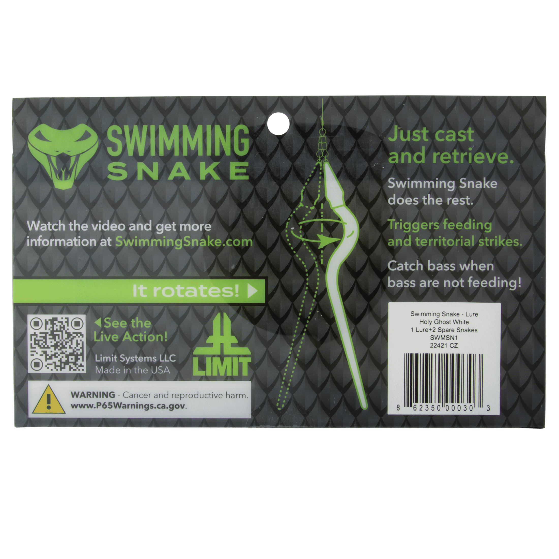 Swimming Snake Holy Ghost White