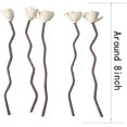 thumbnail image 2 of 30Pcs Premium Brown Wavy Rattan Reeds add Through Grass Flowers Fragrance Diffuser Stick Replacement Refill Sticks, 2 of 6