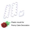 thumbnail image 1 of leyfeng Molde de pastel de clavel integrado 3D 3 uds Manual DIY herramienta de modelado rápido molde de decoración de pasteles, 1 of 6