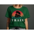 thumbnail image 6 of Retro Train Locomotive Lover Tshirt for Men Women Kids Boys Husband Son Daddy Boyfriend Adult Gift Idea Sunset Train T Shirt, 6 of 10
