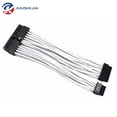 thumbnail image 2 of White Motherboard ATX 24Pin CPU 8Pin EPS 4+4 Pin GPU PCIE 8Pin 6+2 Pin Power Cable for Corsair SF750 SF1000 ATX3.1 Type 5 PSU, 2 of 4