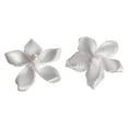 thumbnail image 3 of Offray Accessories, White 3/4 inch Value Pack 5 Petal Flower with Pearl Accessory for Wedding, Hair Clips, and Scrapbooking, 30 count, 1 Package, 3 of 9