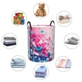 thumbnail image 2 of DouZhe Waterproof Collapsible Large Laundry Baskets, Transgender Pride Colorful Prints Circular Hamper with Handles, 2 of 7