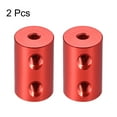 thumbnail image 2 of Shaft Coupling 3mm to 3mm Bore L20xD12 Robot Motor Wheel Rigid Flexible Coupler Connector Red 2 Pcs, 2 of 3