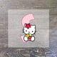 thumbnail image 1 of Sanrio parche de letras de dibujos animados de Hello Kitty, pegatina de transferencia para planchar, lindos parches de tela para niños, apliques de camiseta DIY, pegatina de vinilo, 1 of 4