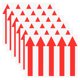 thumbnail image 1 of Uxcell Paquete de 6 Adhesivos Flecha Impermeables de 5 x 1 pulgadas para Marcado de Paredes/Señal de Tráfico [Rojo], 1 of 6