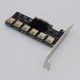 thumbnail image 2 of Tarjeta expansión para minería BTC elevadora PCI-E concentrador multiplicador USB 3 0 1 a 6, 2 of 9