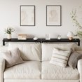 thumbnail image 6 of Aoile 39.3" Behind Couch Table, Sofa Tables Narrow Long for Living Room, Entryway, Hallway, Black, 6 of 8