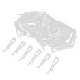 thumbnail image 2 of U Shape Alligator Clips Clear Garment Clips for Ties Socks Pants, 2 of 9