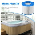 thumbnail image 3 of HeSLehs Type VI Hot Tub Filter Replacement, 6 Pack Spa Filter Cartridge Compatible Most Hot Tub, Massage Pool, Inflatable Pool, Swimming Pool (6, 4” x 4" x 3"), 3 of 9