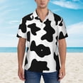 thumbnail image 2 of Fotbe Milk Cow Camisa Hawaiana para Hombre Unisex – Camisa Casual de Verano con Botones de Manga Corta de Algodón y Lino,3X-Large, 2 of 7