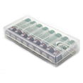 thumbnail image 1 of FUEENIRVA 1Pack Transparent PP Plastic Batteries Holder Box Container For General Users, 1 of 6