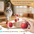 thumbnail image 3 of Risehigh Cat Toys for Indoor Cat Toy Smart Interactive Cat Toy Ball Rechargeable, 3 of 7