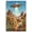 Unframe-style, variant on Cowboy on Horse UFO Encounter Canvas Wall Art Retro Western Sci Fi Poster Print Desert Southwest Landscape Home Decor for Living Room Bedroom