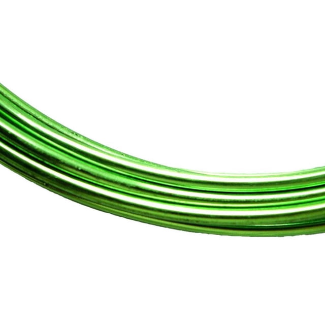 kurtrusly Aluminum Wire Thickness Bendable Wires Bike Easy to Use Handy Installation Durability Rust-proof for Crafts DIY fruit green