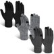 thumbnail image 1 of Guantes Evridwear, 3 pares, térmicos para invierno, con pantalla táctil, 1 of 8
