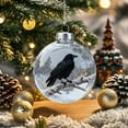 thumbnail image 4 of Taicans Snow Globe Christmas Ornament - 3.5" Shatterproof Glass Dome with Realistic Eagle & Snowy Scene,Holiday Gift for Home/office Decor,Xmas Tree Party Decoration,Bird-Themed Collector's Item‌, 4 of 5