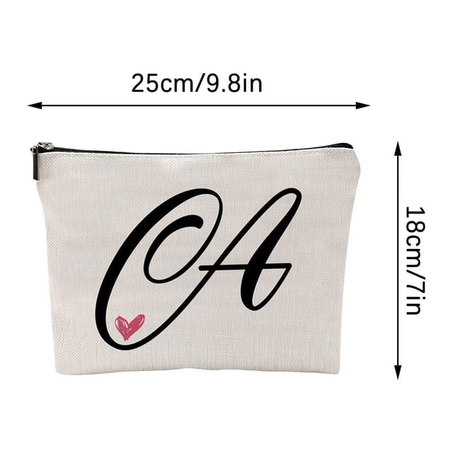 Gifts for Girlfriend,Makeup Case Toiletry Bag with You Send Love Message, Friend Presentation