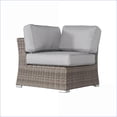 thumbnail image 5 of Outdoor 7-Piece Modern Modular Sectional Sofa, Fully Assembled, Patio Seating for 4, Slate Gray Cushions | Wicker | Grey Mix, 5 of 9