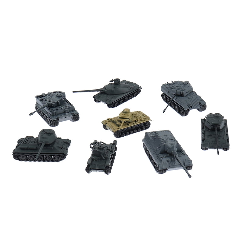 4D Sand Table Plastic Tiger Tanks Toy 1:144 World War II Germany Panther Tank DS 