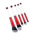 thumbnail image 3 of Juego de 5 brochas para maquillaje de ojos Yuyangstore kit de herramientas Rojo, 3 of 8