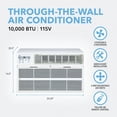 thumbnail image 5 of Perfect Aire 10,000 BTU 450 Sq. Ft. Thru-The-Wall Air Conditioner, 5 of 6