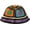 K-color Block, variant on CoCoMangos Womens Cute Crochet Bucket Hats Floppy Foldable Wide Brim Knit Beanie Caps Fashion Striped Floral Fishing Beach Sun Hat