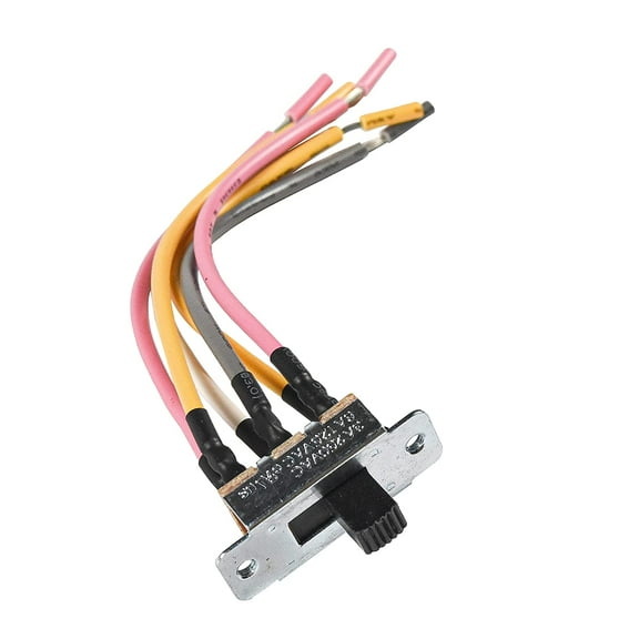 HQRP 6-Pin Slide Reverse Switch Compatible with Hunter, Hampton Bay, Harbor Breeze, Westinghouse Ceiling Fan, UL Listed