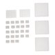 thumbnail image 1 of EeaseMX 25 piezas de placas de pintura sencillas, útiles paletas de arte, bandejas de pigmento de acuarela para arte DIY, 1 of 7