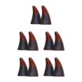 thumbnail image 1 of mmirethe 2x Waterproof And Stylish Car Sticker Easy To Install And Interesting Devil Horn dark red 5Set, 1 of 6