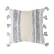 thumbnail image 2 of Funda de almohada nórdica con borlas y cremallera oculta, cojín cuadrado tejido con mechones Rayas verticales, 2 of 9