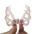 thumbnail image 4 of Unique Bargains Women Fashion Butterfly Rose Hair Clip Hairdo Clips Matte 1 Pc Light Pink, 4 of 5