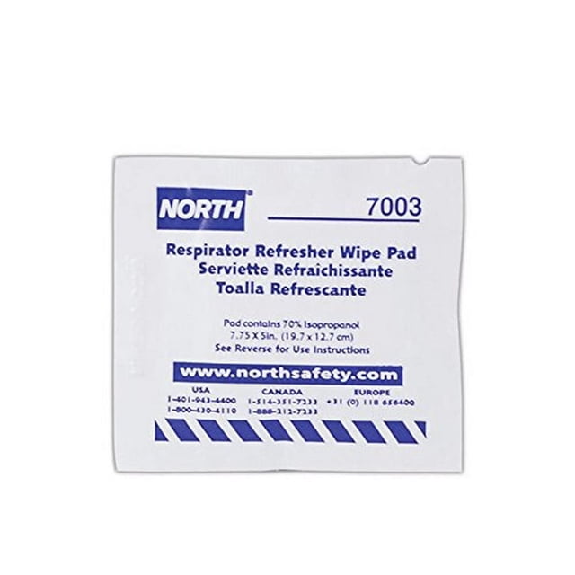 Toallitas refrescantes para respiradores Honeywell 7003-H5 North N7003