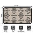 thumbnail image 5 of Beige Geometric Triangle Diamond Pattern Door Rugs,Washable Non Slip Door Mats Indoor,Decorative Door Mats,Entry Mat Indoor for Entrance,Bedroom,Kitchen,Bathroom,30"x17", 5 of 6