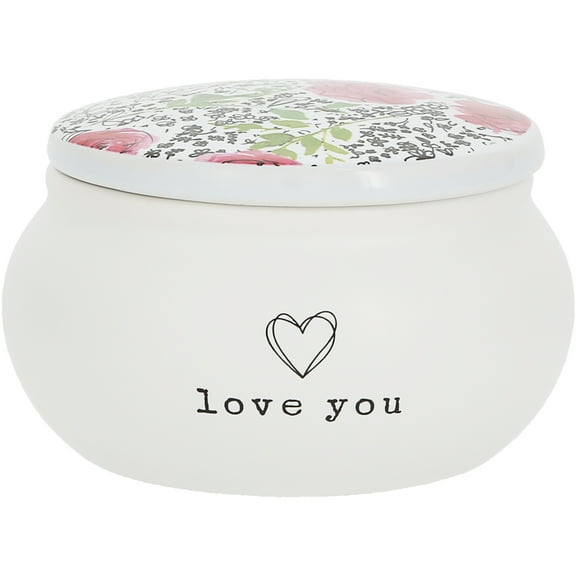 Love You - 3.5" Ceramic Keepsake Box