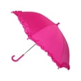 thumbnail image 1 of iRain Kid's Ruffled Umbrella with Hook Handle, 1 of 2